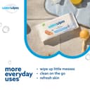 WaterWipes Sensitive+ Newborn & Baby Wipes, 720 Count (12 Packs), 3-In-1 Cleans, Cares, Protects, 99.9% Water, Unscented - 6