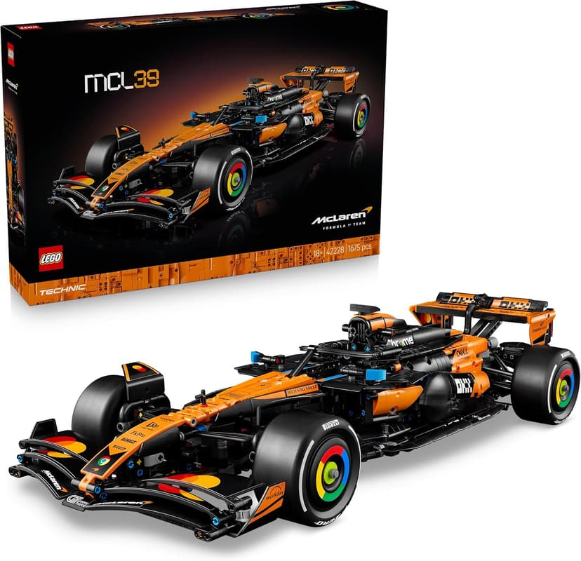 LEGO Technic Voiture McLaren MCL39 F1 - Maquette de Voiture pour Adulte - Set de Construction Formule 1 Collector - Moteur V6 & Différentiel - Idée Cadeau pour Fans de Sport Automobile 42228 - 1