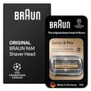 Braun Tête De Rasoir Electrique Homme Series 9 PRO + 96M Noire, ORIGINALE, Remplacement De La Grille Pour Un Rasage De Près, Lames Ultra Fines, Elément De Rechange OFFICIEL - 1