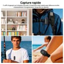 4K Mini Action Camera 128GB Thumb POV Portable Body Cam Wearable Video Recorder with IPX7 Waterproof Underwater Camcorder, Helmet Mount, Magnetic Sport DV for Bike Cycling, Pet, Vlogging(Black) - 6