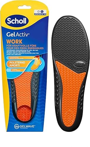 Scholl Gel Activ Work Semelles pour homme Taille 40-46,5