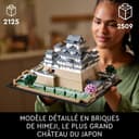 LEGO Architecture Himeji Castle Set, Landmarks Collection Model Building Kit for Adults, Gift Idea for Fans of Creative Gardening and Japanese Culture, Includes Buildable Cherry Blossom Trees 21060 - 2