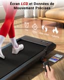 Superun Raceable Treadmill 2.5HP App Control Treadmill Under Desk MAX 136kg Portable Walking and Running Machine at Home and Office with Cruso Exercises and Multi-Player Race - 8