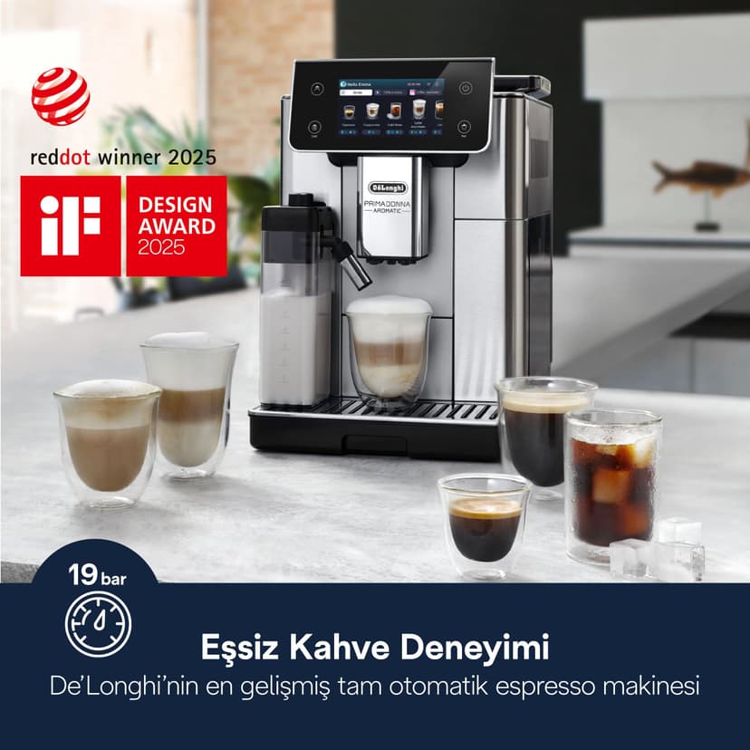 DELONGHI Expresso Broyeur PrimaDonna Aromatic ECAM 630.75.TSM - 7