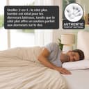 TEMPUR Oreiller de sommeil Symphony, Mousse à mémoire de forme, oreiller ergonomique de soutien cervical pour dormeurs sur le dos et sur le côté, soutien ferme, L (63 x 43 x 14 cm), Blanc - 5