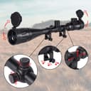 Goetland Lunettes de Visée 6-24x50 AOEG Telemetre Red Dot Rouge Vert Illuminé Rangerfinding SFP pour Tactique Chasse Airsoft Arbalète Carbine Tir Sportif - 2