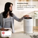 Bosch Air 2000 Purificateur d'air - Élimine les Polluants, Avec un Filtre à Air et un Mode Sommeil (< 25 dB(A)) - Pour jusqu'à 37,5 m² - Avec Capteur Intelligent et Mode Automatique - CADR : 180 m³/h - 5