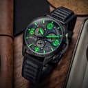 AVI-8 Men's 43mm P-51 Mustang Blakeslee Chronograph D-Day 80 Limited Edition Watch with Leather Strap AV-4077 - 3