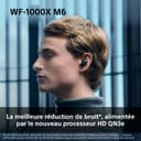 Sony WF-1000XM6 Flagship Wireless Noise Cancelling Earbuds, Bluetooth, In-ear Headphones, Signature Hi-Res Sound, Clear Calls, 10 band EQ, 24 Hr Battery NC On, IPX4, iOS & Android - Platinum Silver - 3