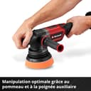 Einhell Professional Polisseuse excentrique sans fil CP-EP 18/125 Li BL-Solo Power X-Change (18 V, plateau 125 mm, moteur Brushless, vitesse de rot. 500-3 800 tr/min, avec 3 disques, sans batterie) - 8