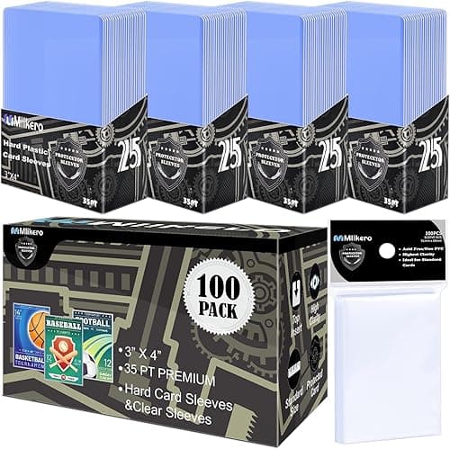 Mlikero 200 Sleeve Carte en Plastique dur, Protection Car…