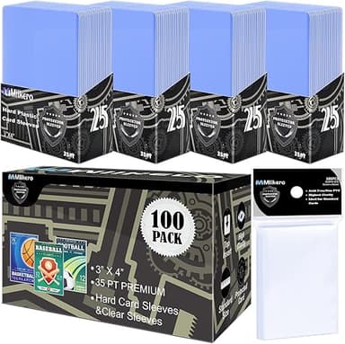 Mlikero 200 Sleeve Carte en Plastique dur, Protection Car…