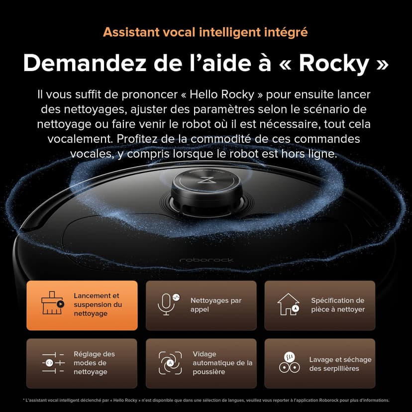 roborock Qrevo Master Robot Vacuum Cleaner, 10000Pa Suction,Auto-Drying, Auto Mop Washing, Dual Spinning Mops, Auto Mop Lifting, Self-Refilling, Self-Emptying (Qrevo Master -EU) - 9