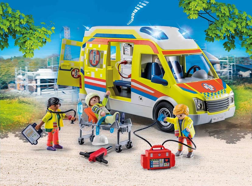 Playmobil 71202 City Life Ambulance with Lights and Sound, toy playset suitable for ages 4+ - 3