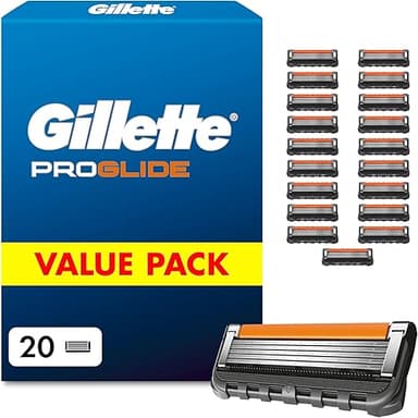Gillette lot de 20 Recharges de Rasoir pour Hommes Progli…