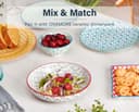 ONEMORE 36oz Colorful Pasta Bowls Set of 6 - Microwavable Oven and Dishwasher Safe Ceramic Shallow Bowl for Dinner, Soup, Assorted Colors - 4