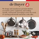 De Buyer Perforated Fluted Stainless Steel Tart Ring - 240mm - 6