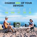 FOSSiBOT F2400 Portable Power Station With 420W solar panel, 2048Wh LiFePO4 solar-generator with 3 x 230V AC Output 2400W (4800W Peak), Applicable to RV/Camping/Home - 8