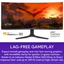 Dell ALIENWARE 34" CURVED QD-OLED Gaming Monitor - AW3423DWF, AlienFX lighting system, Response Time 0.1 ms, Anti-reflective, - 4