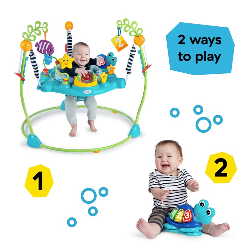 Baby Einstein, Ocean Explorers Curiosity Cove 2-in-1 Educational Activity Jumper and Floor Toy, Ages 6-12 Months - 2
