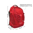 Kurgo G-Train Sac à Dos de Transport pour Petits Chiens et Chats, Sac de Voyage et Randonnée avec Fond étanche, Encre Bleue - 7