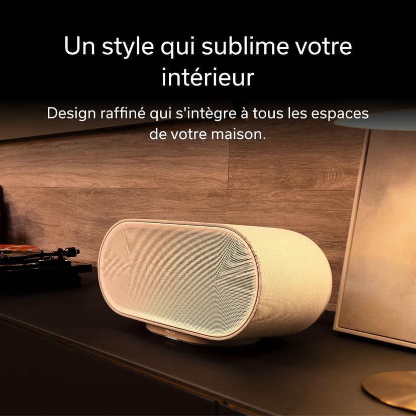 Denon Home 600 Flagship Wireless Smart Speaker with Dolby Atmos Music & Built-in Subwoofers, HEOS Multiroom, AirPlay 2 & Bluetooth – Premium High-Resolution Home Audio Speaker - Black - 7