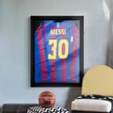 Tinkeps Football Shirt Frame Display - Engineered Wood & Acrylic, Jersey Display Case, Black - 7