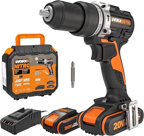 Worx WX352 20V 2.0Ah 2 Bat Brushless Hammer Drill