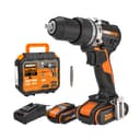 Worx WX352 20V 2.0Ah 2 Bat Brushless Hammer Drill - 1