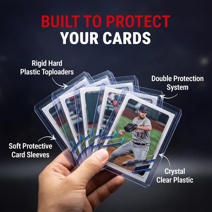 Ultra Pro 3" x 4" Trading Card Toploader & Card Sleeve Bundle (200 ct.) - 3