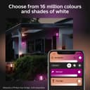 Philips Hue Impress White and Colour Ambiance Pedestal [UK Version - Black] Low Voltage. For Outdoor Lighting, Patio, Terrace, Garden. - 4