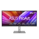 ASUS ProArt Display PA34VCNV Curved Professional Monitor, 34.1", IPS, 21:9 3440x1440, 3800R, 100% sRGB/Rec709, E<2, Calman Verified, USB C Docking PD96W, RJ45, Ergonomic Stand, Green Sustainability - 1