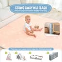 Baby Play Mat 150x180x1cm - Tummy Time mat - XXL Large Size baby play Gym - Foldable - Waterproof Foam Floor Mat For Kids Toddlers Children - For Floor Play - 3