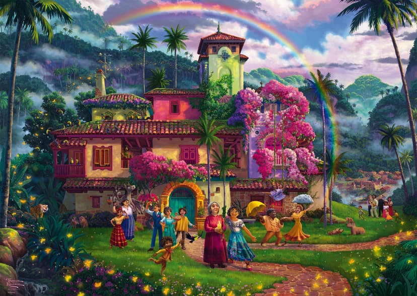 Schmidt Spiele 58051 Puzzle 1000 pièces Disney Encanto Thomas Kinkade - 1