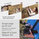 Panasonic AG-CX18EH 4K 60p Professional Camcorder with 25mm Wide-Angle Lens, 24x Zoom, 3G-SDI, XLR, 5-Axis Hybrid OIS, LED Light, Wi-Fi, USB PD, Black - 4