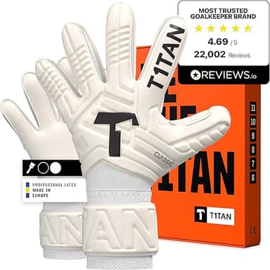 T1TAN Classic 1.0 White-Out - Goalkeeper Gloves - Without…