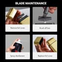 BaBylissPRO FXFS2B BLACKFX Metal Collection, Cordless Metal Double Foil Shaver Black - 2