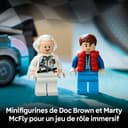 LEGO Speed Champions La Machine à Remonter Le Temps de Retour vers Le Futur - Jouet Voiture - Maquette avec Minifigurines de Doc Brown & Marty McFly - Cadeau pour Garçon, Fille & Fans dès 9 Ans 77256 - 6
