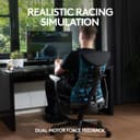 Logitech G G29 Driving Force Racing Wheel and Floor Pedals, Real Force Feedback, Stainless Steel Paddle Shifters, Steering Wheel Cover for PS5, PS4, PC, Mac - Black - 2