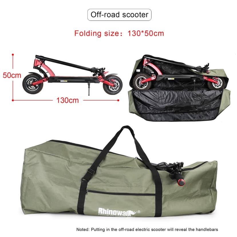 BAIGIO Foldable Storage Bag for Electric Scooter, Waterproof Travel Carrying Bag for Xiaomi M365 - 3