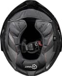 LS2 FF901 Advant X Carbon Black Modular 180° Flip Front Dual Visor Full Face Motorbike Helmet Sport. ECE 22.06 Certified. Complete With Pinlock and Luxury Camo Backpack Style Carry Bag - L (59-60cm) - 2