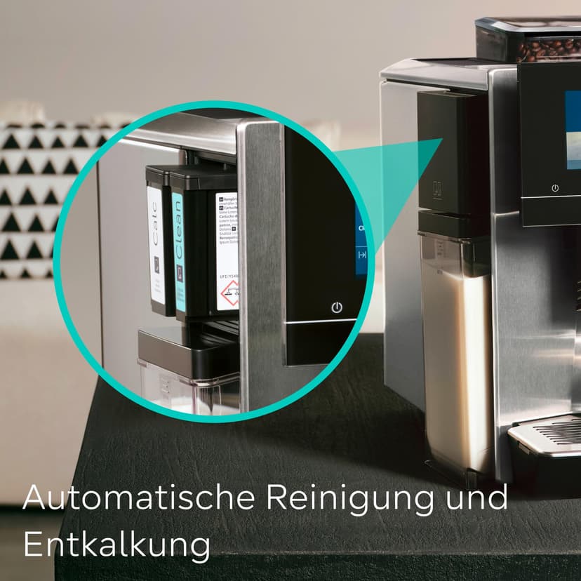 Siemens Fully automatic coffee machine EQ900 plus TQ905DZ3, 36 international coffee specialties, individual grinding, app control, large full-touch display, stainless steel - 3