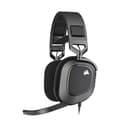 Corsair HS80 RGB USB Casque Gaming Premium avec Dolby Son Surround 7.1 (Microphone de Qualité Adaptée à La Diffusion, Tissu Microfibre Respirant, Audio Haute-Fidélité, Construction Durable) Carbone - 1
