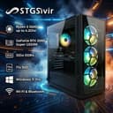 STGsivir Fixed PC Gamer, Gaming Computer, GeForce RTX 2060 Super 8GB GDDR6, Ryzen 5 5500, 32G DDR4, 1T SSD, WiFi 6, BT5.0, RGB Fan x3, PS 600W, Windows 11 Pro - 2