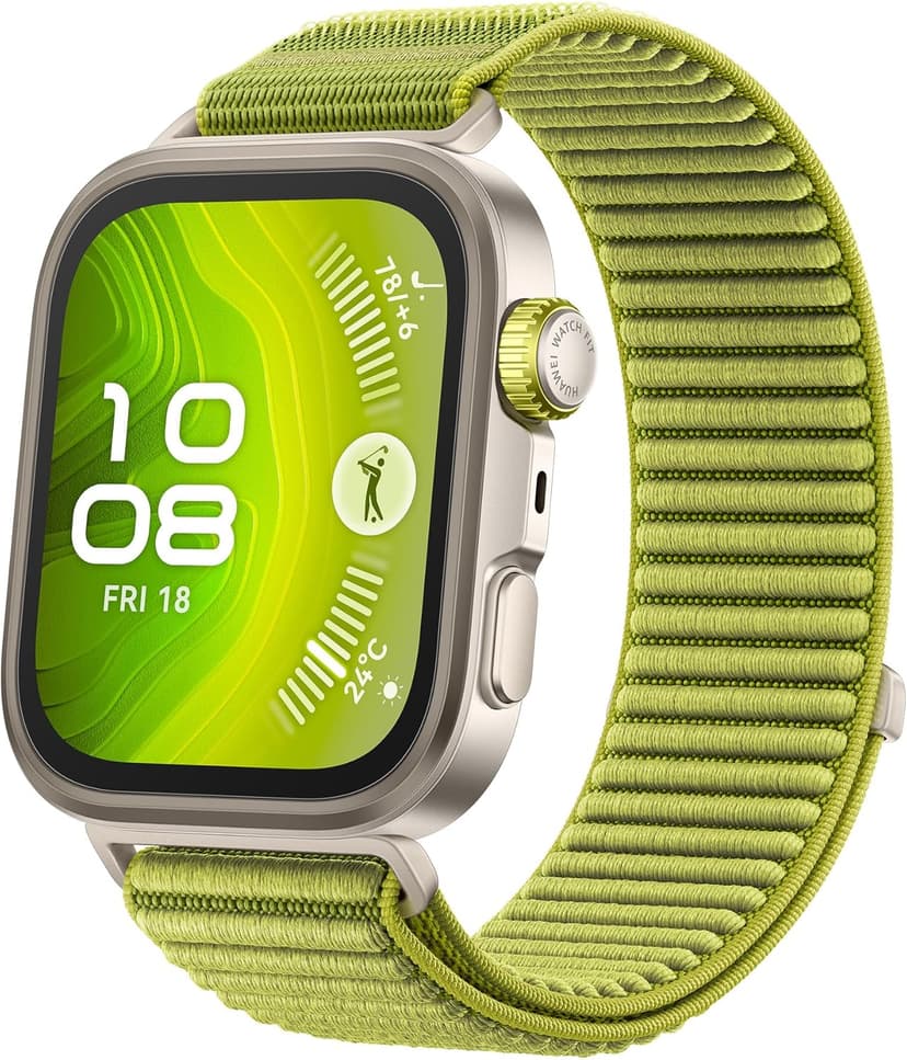 HUAWEI WATCH FIT 4 Pro Smartwatch, Ultra Thin, 1.82" Sapphire Glass, Titanium Alloy Bezel, Health Management, ECG, Up to 10 Days Battery Life, For Android and iOS, Extended 6 Months Warranty, Black - 1