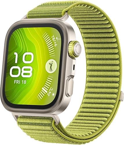 HUAWEI WATCH FIT 4 Pro Smartwatch, Ultra Thin, 1.82" Sapphire Glass, Titanium Alloy Bezel, Health Management, ECG, Up to 10 Days Battery Life, For Android and iOS, Extended 6 Months Warranty, Black