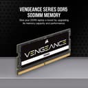 CORSAIR Vengeance SODIMM DDR5 RAM 32GB (1x32GB) 4800MHz CL40-40-40-77 1.1V Intel AMD Laptop Notebook Memory - Black (CMSX32GX5M1A4800C40) - 2