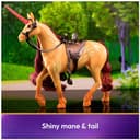 Unicorn Academy, Cinder Unicorn with Head Movement, 2 Riding Accessories, 27.9cm, Compatible with Valentina Fashion Doll, Dolls and Unicorn Toys for Girls - 3