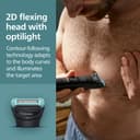 Philips Norelco Body Groomer 7000 Series Men's Hair Trimmer with 2D Smooth Contour Flexible Head, Triple Protection Shaving System and Intimate Hair Trimmer, 100% Waterproof, BG7480/50 - 5