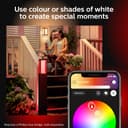 Philips Hue Impress White and Colour Ambiance Pedestal [UK Version - Black] Low Voltage. For Outdoor Lighting, Patio, Terrace, Garden. - 8